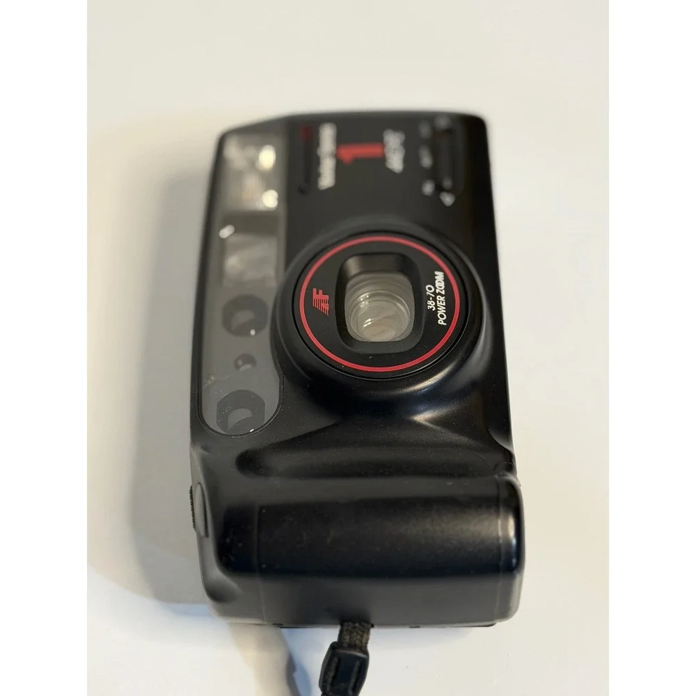 VTG Vivitar Series 1 440PZ Camera Black 35mm Film 38-70mm Power Zoom AF AS IS